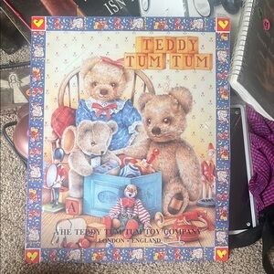 Vintage Teddy Tum Tum Wall Decor
